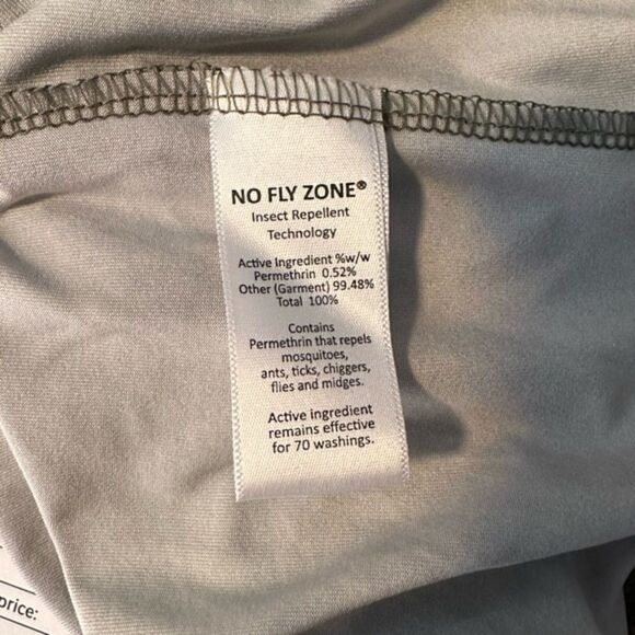 Mossy Oaks No Fly Zone Camouflage Long sleeve shirt, Insect Repellent Size XL - Picture 7 of 8